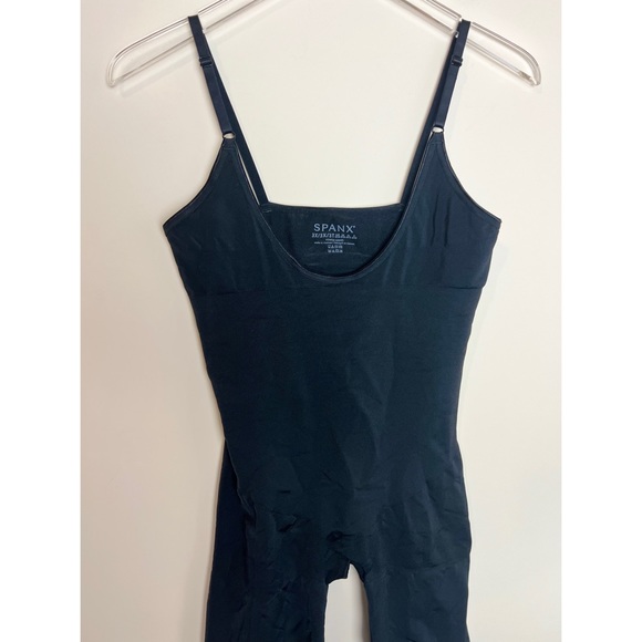 SPANX Power Mid-Thigh Open-Bust Bodysuit Size 3X Very Black - Picture 4 of 13